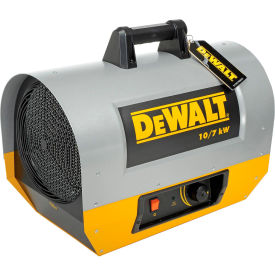 Portable Forced Air Electric Heater with Adjustable Thermostat, 240V, 1 Phase, 10000 Watt