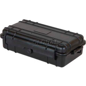 Waterproof Utility Case, 9-1/2"L x 5-1/2"W x 2-3/4"H, Black