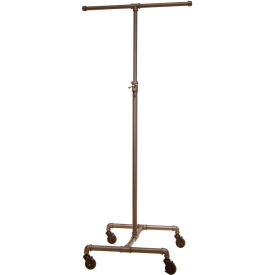 2 Way Rack, 21"W x 44"-72"H x 21"D, Anthracite Grey