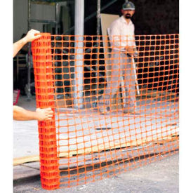 Polyethylene Safety Fence, 4' x 100', Orange