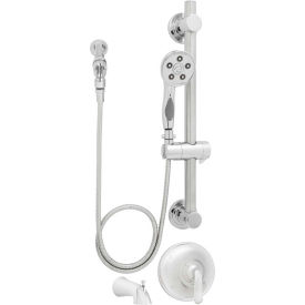 SM-7090-ADA-P HandHeld Shower/Tub Combinations with Grab/Slide Bar.