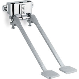 Wall Mounted Double Pedal Self Closing Mixing Valve