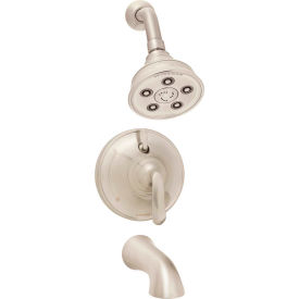Pressure Balance Valve & Trim Shower Combination & Tub Spout