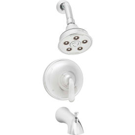 Pressure Balance Valve & Trim Shower Combination & Tub Spout