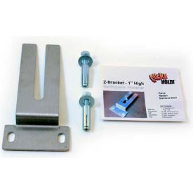 1" High Z-Bracket, Silver