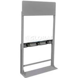 Process Station Rack, 40"W x 10-1/2"D x 72"H, 3 Cylinder Capacity