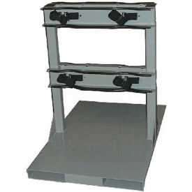 Forklift Pallet Stand, 24"W x 36"D x 34"H, 4 Cylinder Capacity
