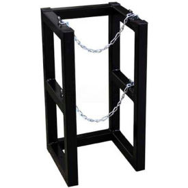 Cylinder Tube Rack, 1 Wide x 1 Deep, 16"W x 16"D x 30"H, 1 Cylinder Cap.