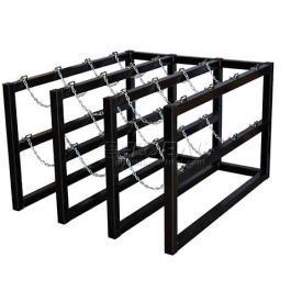Cylinder Tube Rack, 44"W x 50"D x 30"H, 12 Cylinder Cap.