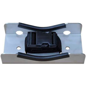 Stainless Steel Wall Bracket, 8"W x 2-1/4"D x 4-1/4"H, 1 Cylinder Capacity
