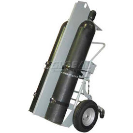 2 Cylinder Truck 4 Wheel with Tray Firewall & Hoist Ring - 16" Pneumatic - 600 Lb.