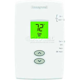 PRO 1000 Non-Programmable Vertical Thermostat 2H/1C Heat Pump TH1210DV1007
