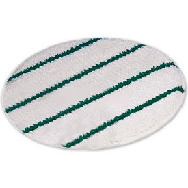 19" Carpet Bonnet, White/Green