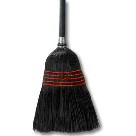 Black Poly Warehouse Broom 1-1/8" Handle