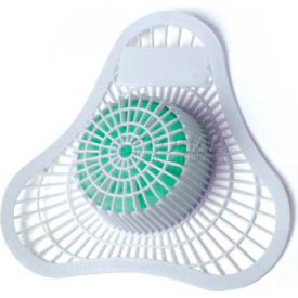 Urinal Screen With Non-Para Block, Green Apple, 12/Case