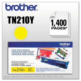 TN210Y Toner, 1400 Page-Yield, Yellow