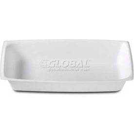 Rectangular Entree, One Compartment, 12 Oz. 1000 Count, White