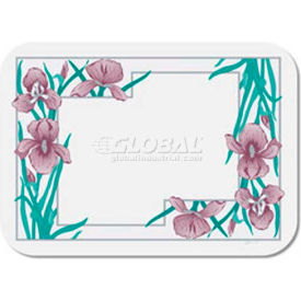 Iris Garden Design Traycover W/Straight Edge Round Corner, 13-5/8" x 18-3/4"