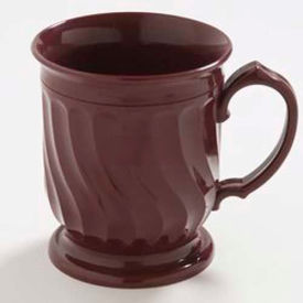 Turnbury Insulated Pedestal Base Mug, 8 Oz. 48/Cs, Cranberry