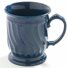 Turnbury Insulated Pedestal Base Mug, 8 Oz. 48/Cs, Dark Blue
