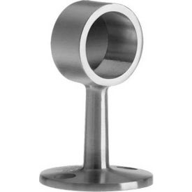 Flush End Post, for 1" Tubing, Satin Stainless Steel