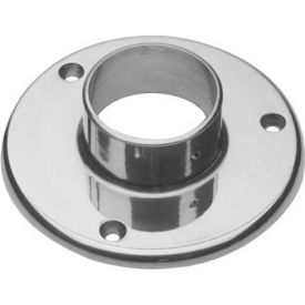 Flange, Floor, for 2" Tubing, Polished Stainless Steel