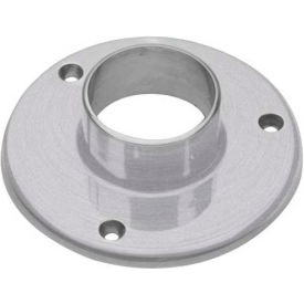 Flange, Floor, for 2" Tubing, Satin Stainless Steel