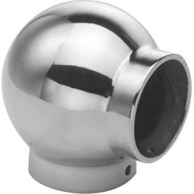 Ball Elbow, for 1.5" Tubing, Polished Stainless Steel