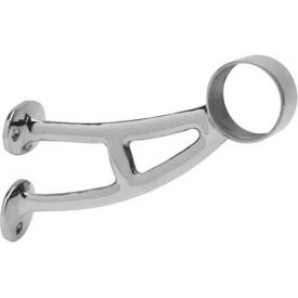 Bar Mount Bracket, for 2" Tubing, Polished Stainless Steel
