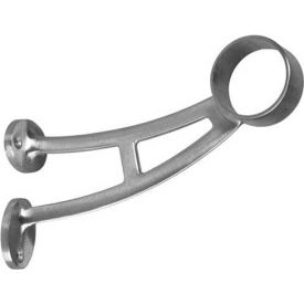 Bar Mount Bracket, for 2" Tubing, Satin Stainless Steel