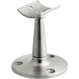 Saddle Post, 4" Low, for 1.5" Tubing, Satin Stainless Steel