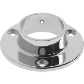 Flange, Wall, for 1.5" Tubing, Polished 316 Stainless Steel
