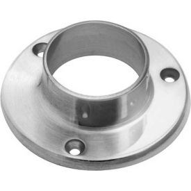 Flange, Wall, for 2" Tubing, Satin Stainless Steel