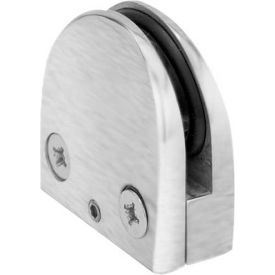 Glass Grip, Mini, Flat, Satin Stainless Steel