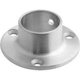 Flange, Wall, for 1" Tubing, Satin Stainless Steel