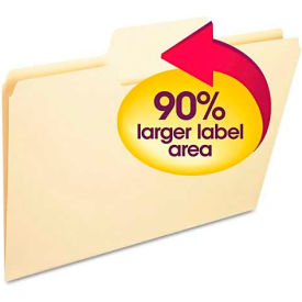 SuperTab Heavyweight Folder, Manila, 1/3 Cut, Letter, 50/BX