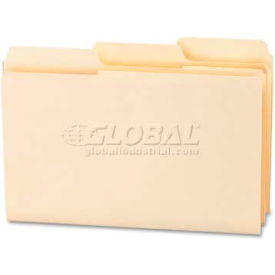 SuperTab File Folders, 1/3 Cut Top Tab, Legal Size, Manila Color, 100 Folders.