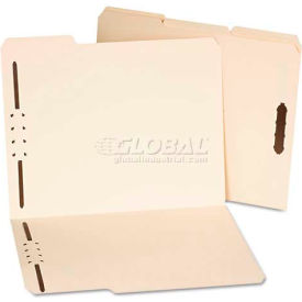 Manila Folders, Two Fasteners, 1/3 Tab, Letter, 50/Box
