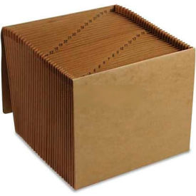 1-31 Indexed Accordion Expanding Files, 31 Pockets, Kraft, Letter, Brown