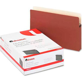 1-3/4" Expansion File Pockets, Straight Tab, Legal, Redrope/Manila, 25/Box