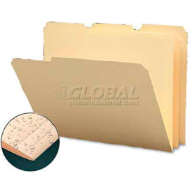 Tear/Moisture-Resistant Poly File Folders, 1/3 Cut Top Tab, Letter Size, 12/Pack