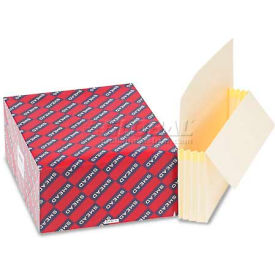 3-1/2" Accordion Expansion End Tab File Pocket, Straight Tab, Letter Size, 25/Box