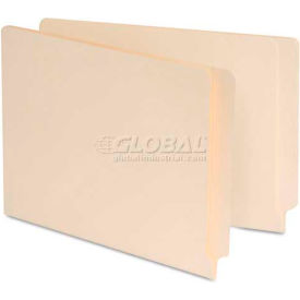 Manila Reinforced Shelf Folder, Letter, 100/Box