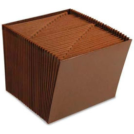 1-31 Open Accordion Expanding File, 31 Pockets, Letter Size, Redrope