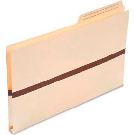 1" Accordion Expansion File Pockets, 2/5 Tab, Legal, Manila