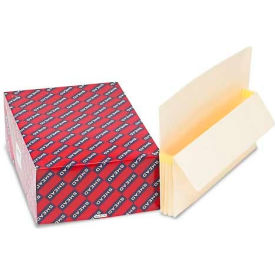 3-1/2" Accordion Expansion End Tab File Pocket, Straight Tab, Legal Size, Manila, 25 per Box