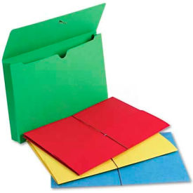 2" Accordion Expansion Wallet, Legal Size, Assorted Colors, 50/Box
