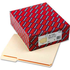 Reinforced Tab Manila File Folder, 1/3 Cut Top Tab, Letter, 100/Box