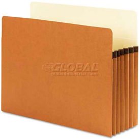 SuperTab Pocket, Redrope, 5-1/4" Accordion Expansion, Letter, 10/Box