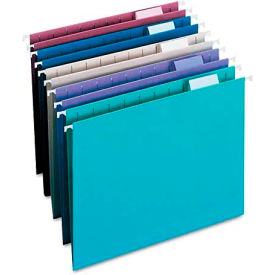 Designer Assortment Hanging Folders, 1/5 Tab, 11 Point Stock, Letter, 25/Box